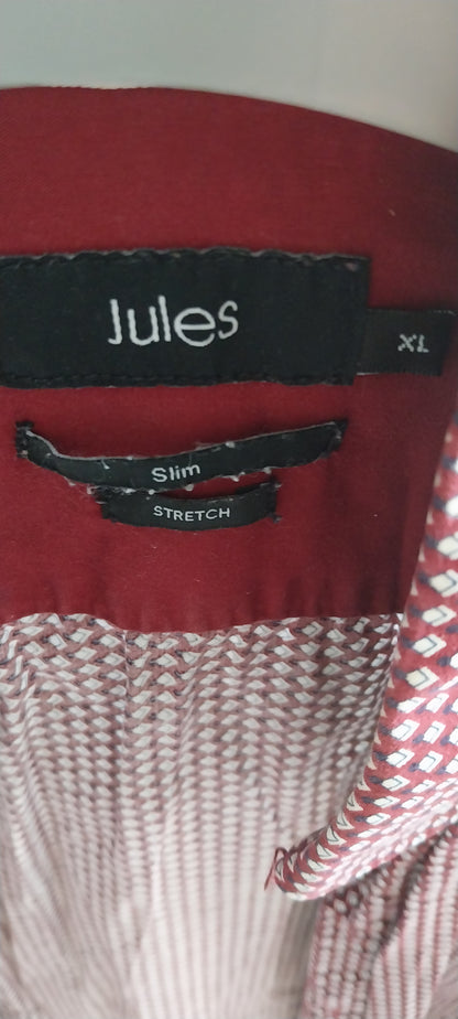 Chemise Slim stretch motif géométrique