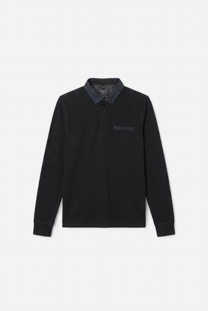Polo bleu marine coupe slim taille m