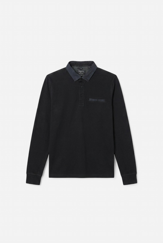 Polo bleu marine coupe slim taille m