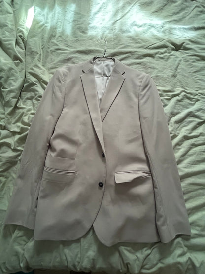 Veste smoking beige