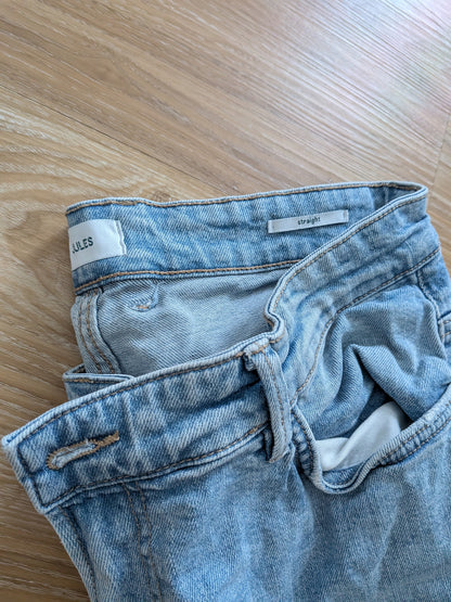Jean coupe droite (straight) bleu - taille 42