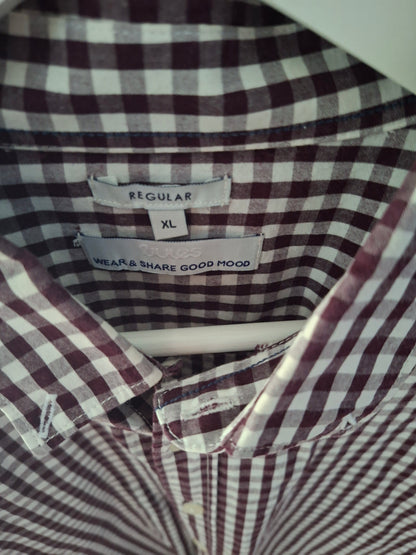 Chemise regular à carreaux