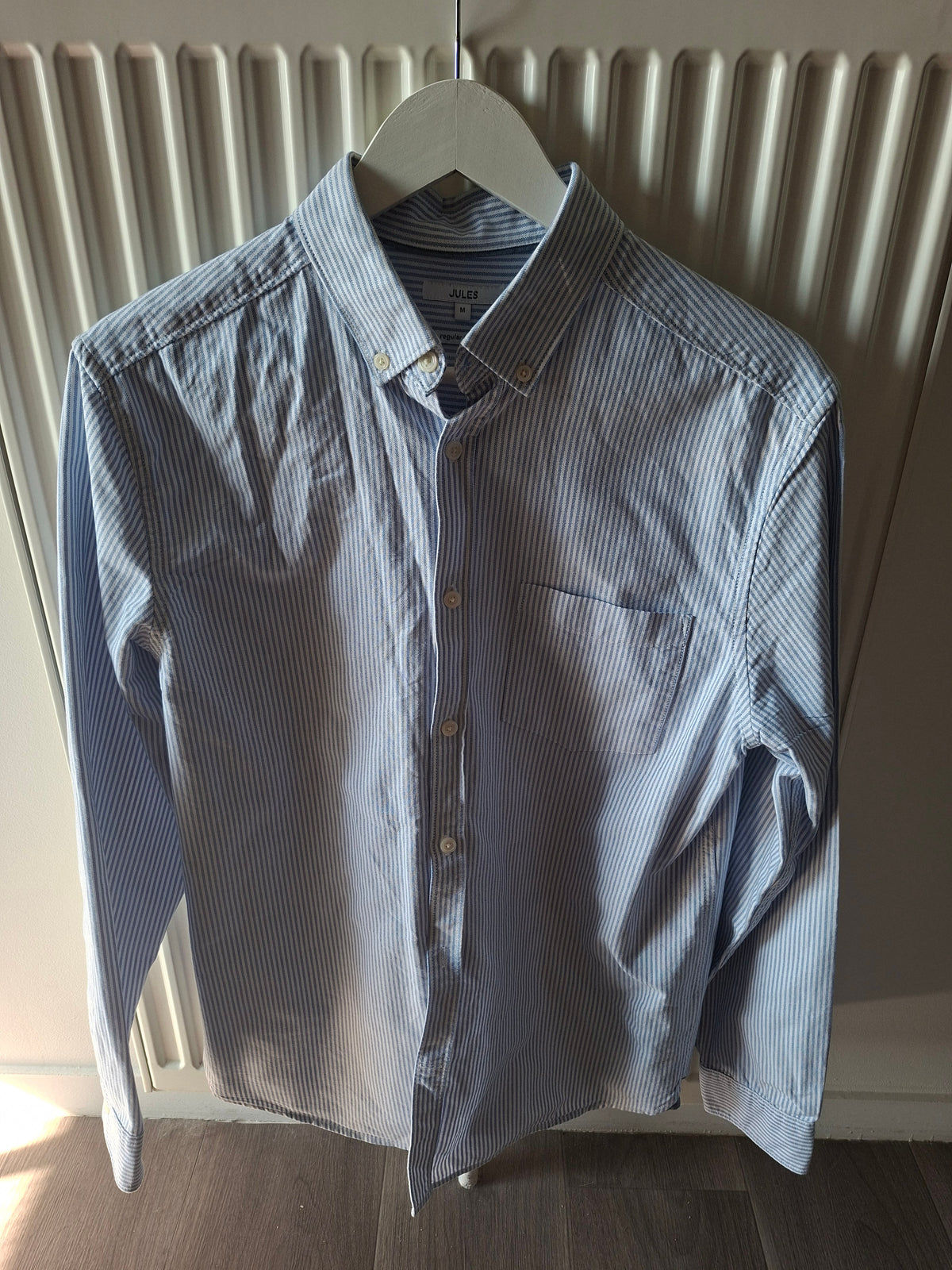 Chemise regular oxford à rayures coton