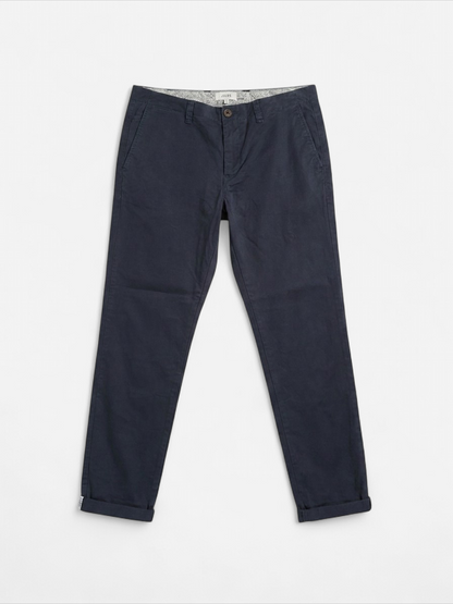 Pantalon chinois slim sasha taille 42 bleu marine w32 l30