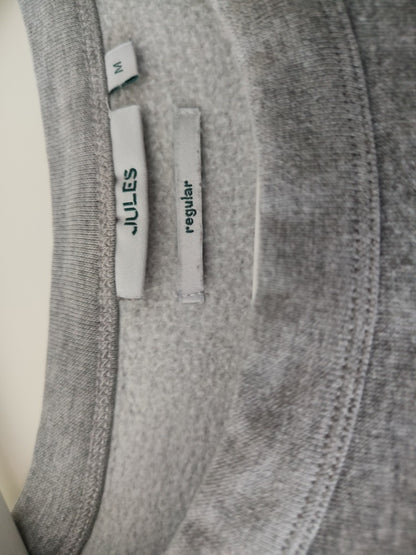 sweat molleton gris taille M