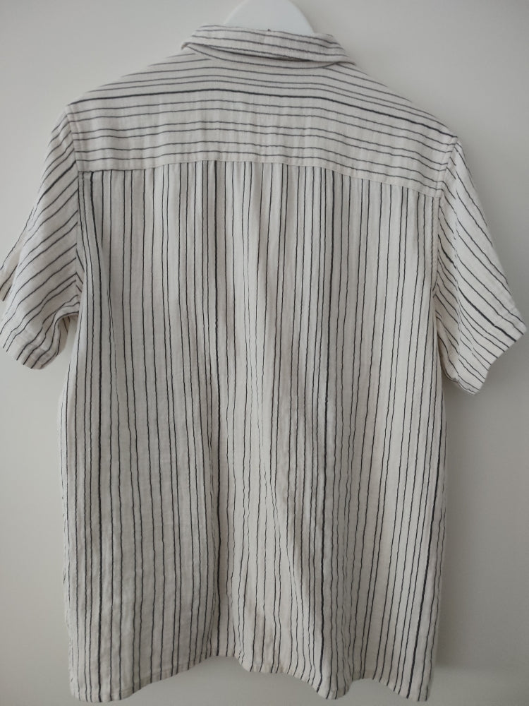 Chemise rayée manches courtes taille M