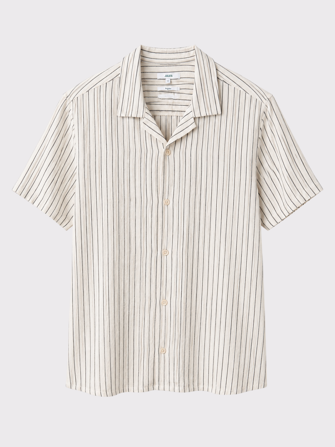Chemise rayée manches courtes taille M