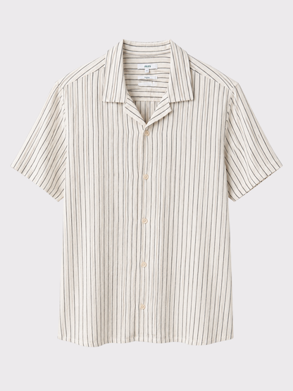 Chemise rayée manches courtes taille M