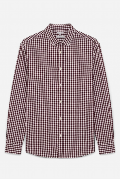 Chemise regular à carreaux
