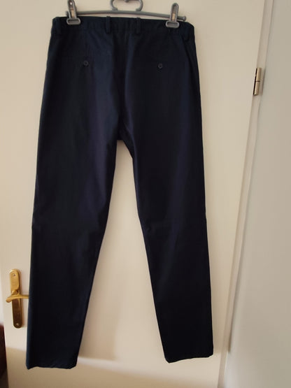 Pantalon chino straight taille 40 marine