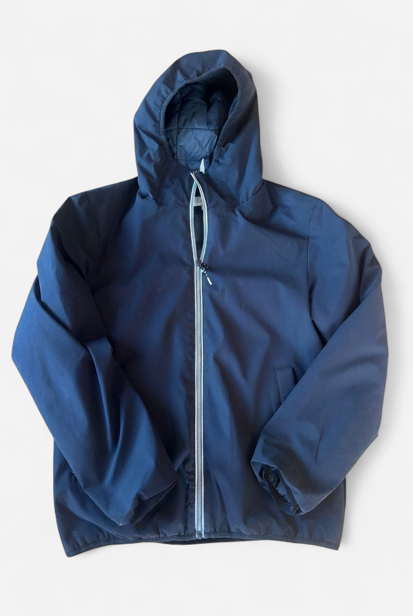 Blouson marine chaud et impermeable