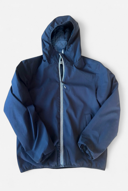 Blouson marine chaud et impermeable