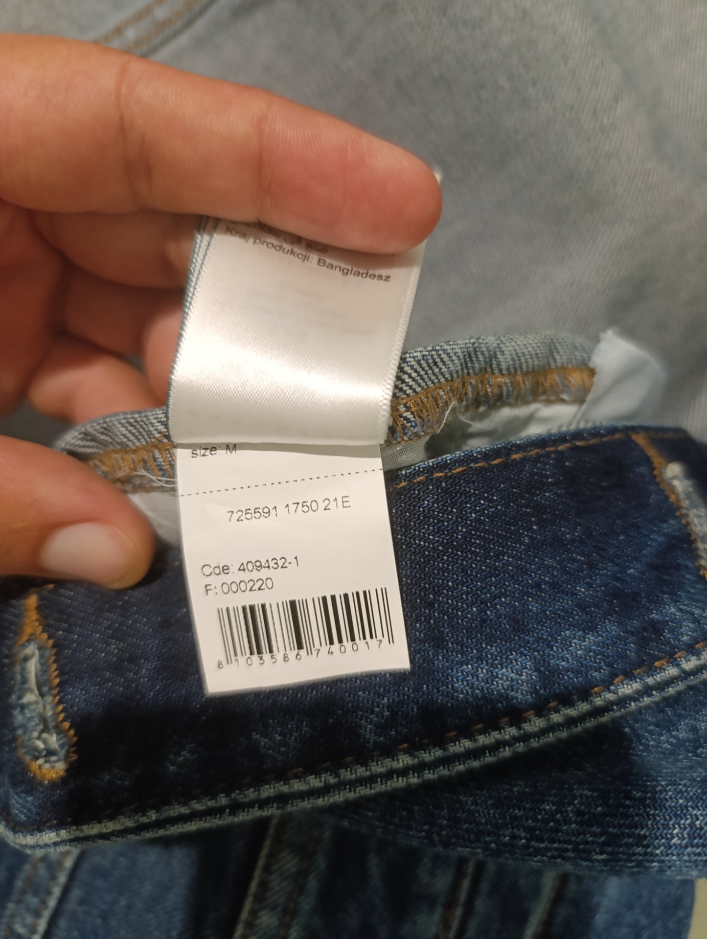 Veste en jean