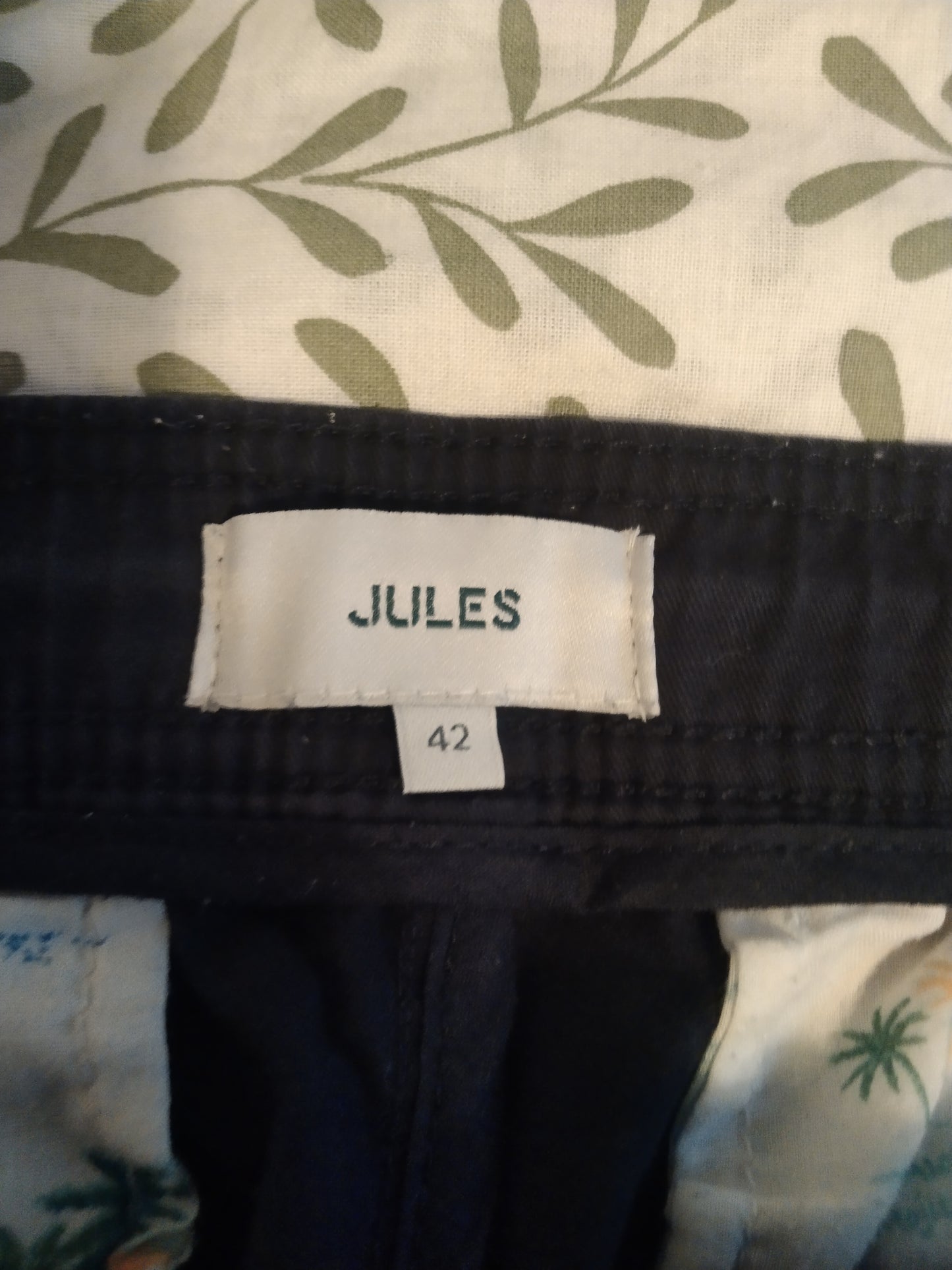 Bermuda chino taille élastiquée