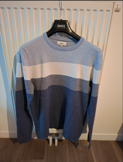 Pull col rond colorblock