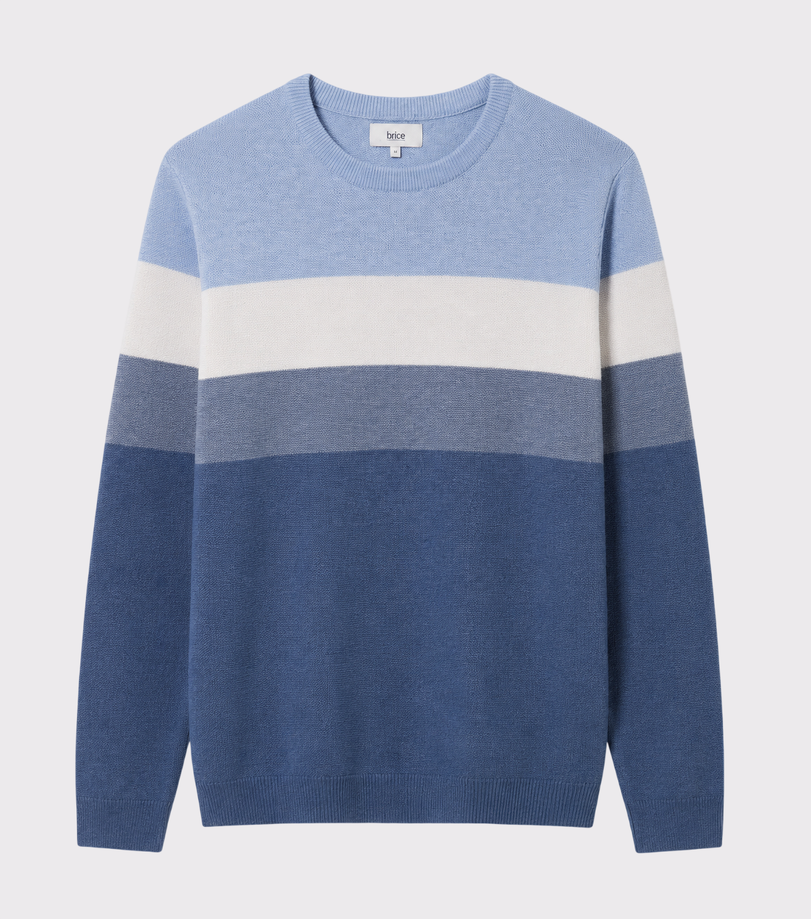 Pull col rond colorblock