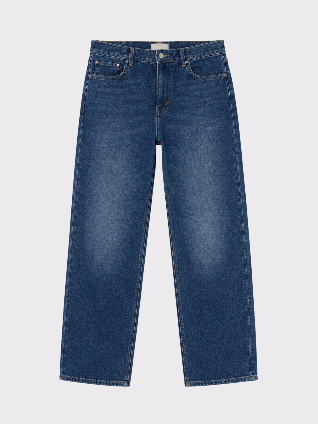 Jeans baggy bleu foncé  T40
