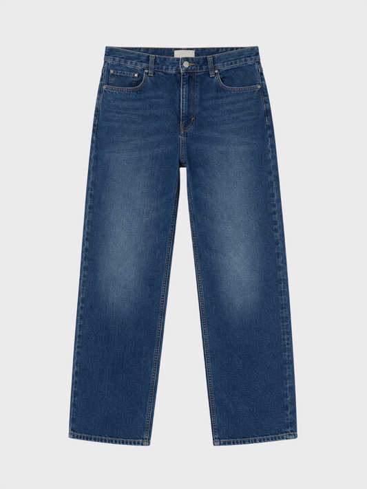 Jeans baggy bleu foncé  T40