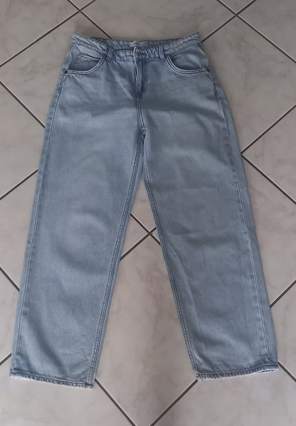 Jeans baggy bleu clair T.38 L.34