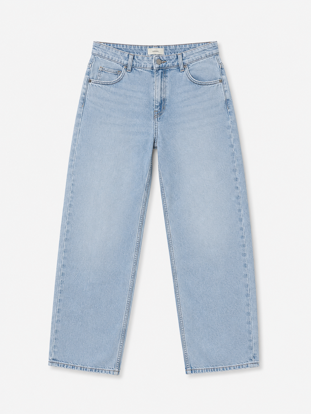 Jeans baggy bleu clair T.38 L.34