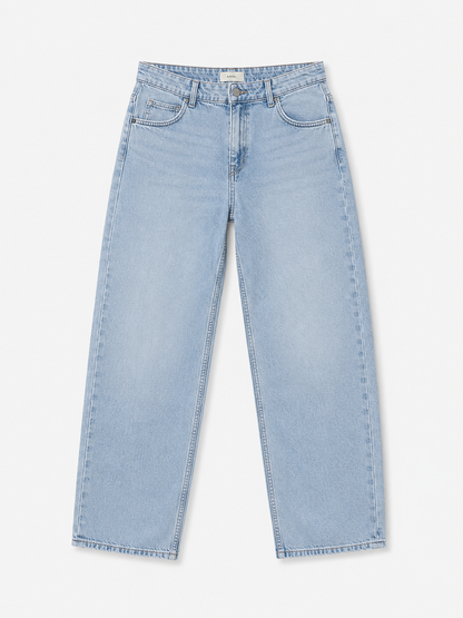 Jeans baggy bleu clair T.38 L.34