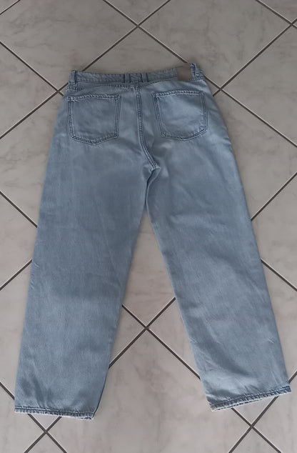 Jeans baggy bleu clair T.38 L.34