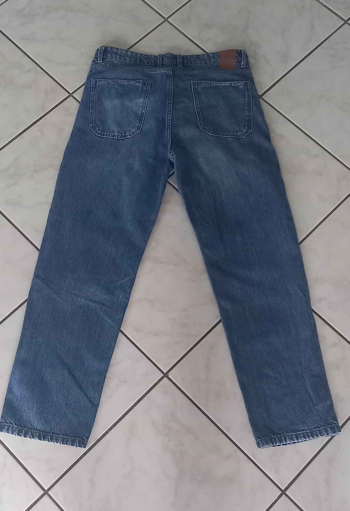 Jeans loose bleu T.38 L.34
