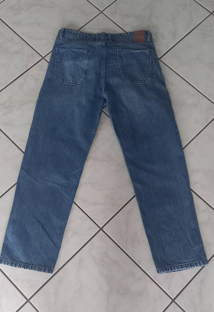 Jeans loose bleu T.38 L.34