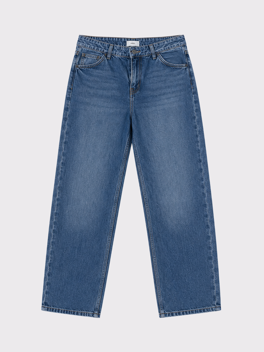 Jeans loose bleu T.38 L.34