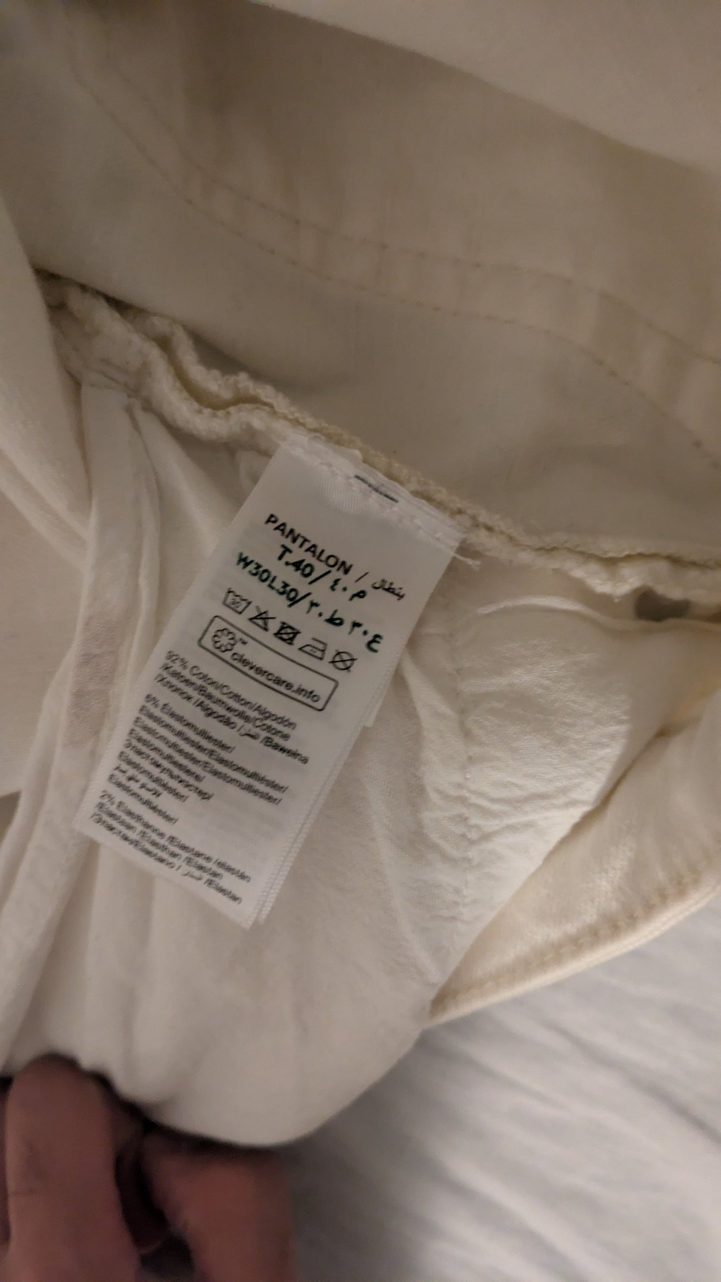 Pantalon blanc