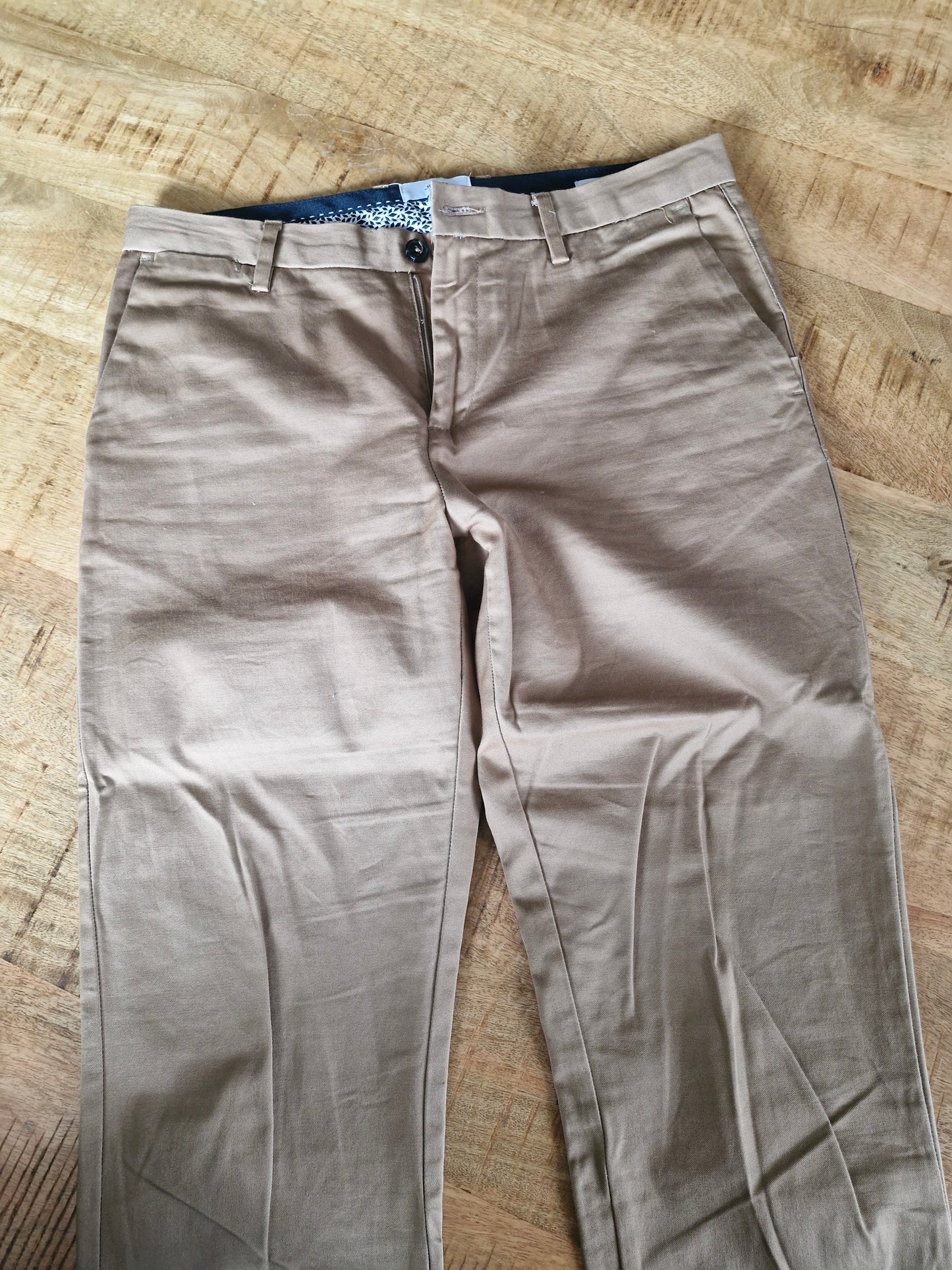 Pantalon chino slim #Simon mat en coton recyclé