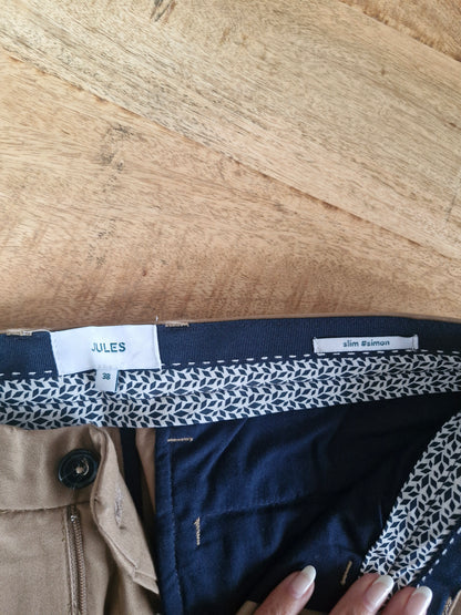 Pantalon chino slim #Simon mat en coton recyclé
