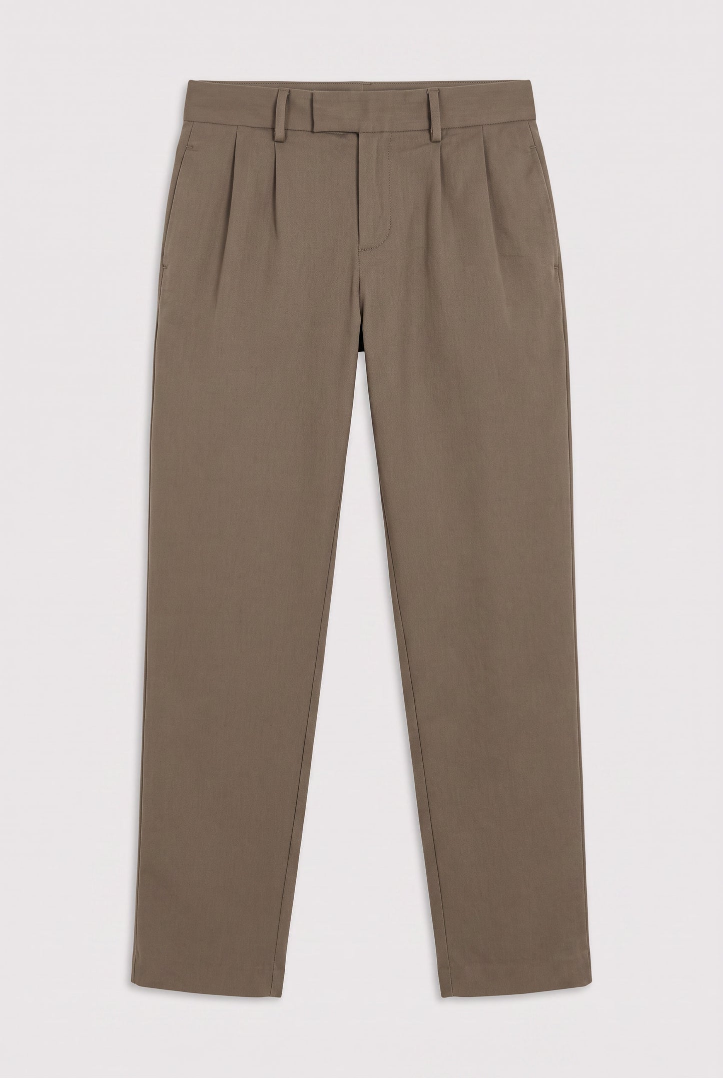 Chino à pinces kaki 36 coupe loose
