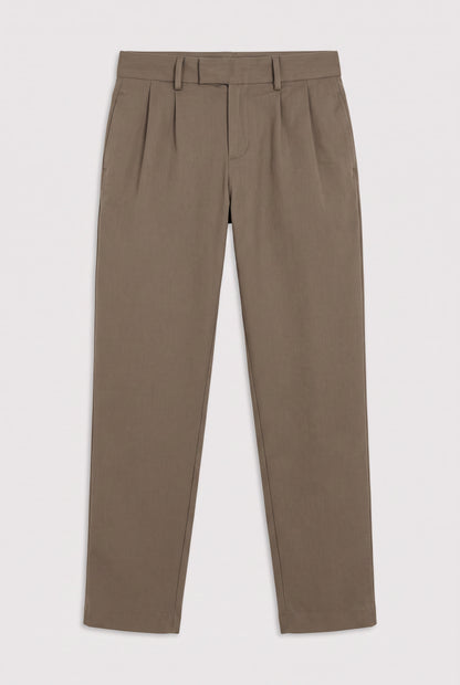 Chino à pinces kaki 36 coupe loose