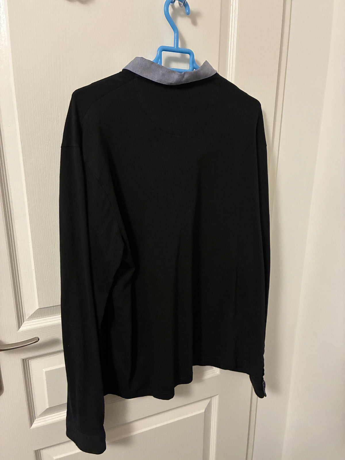 Polo manches longues en jacquard