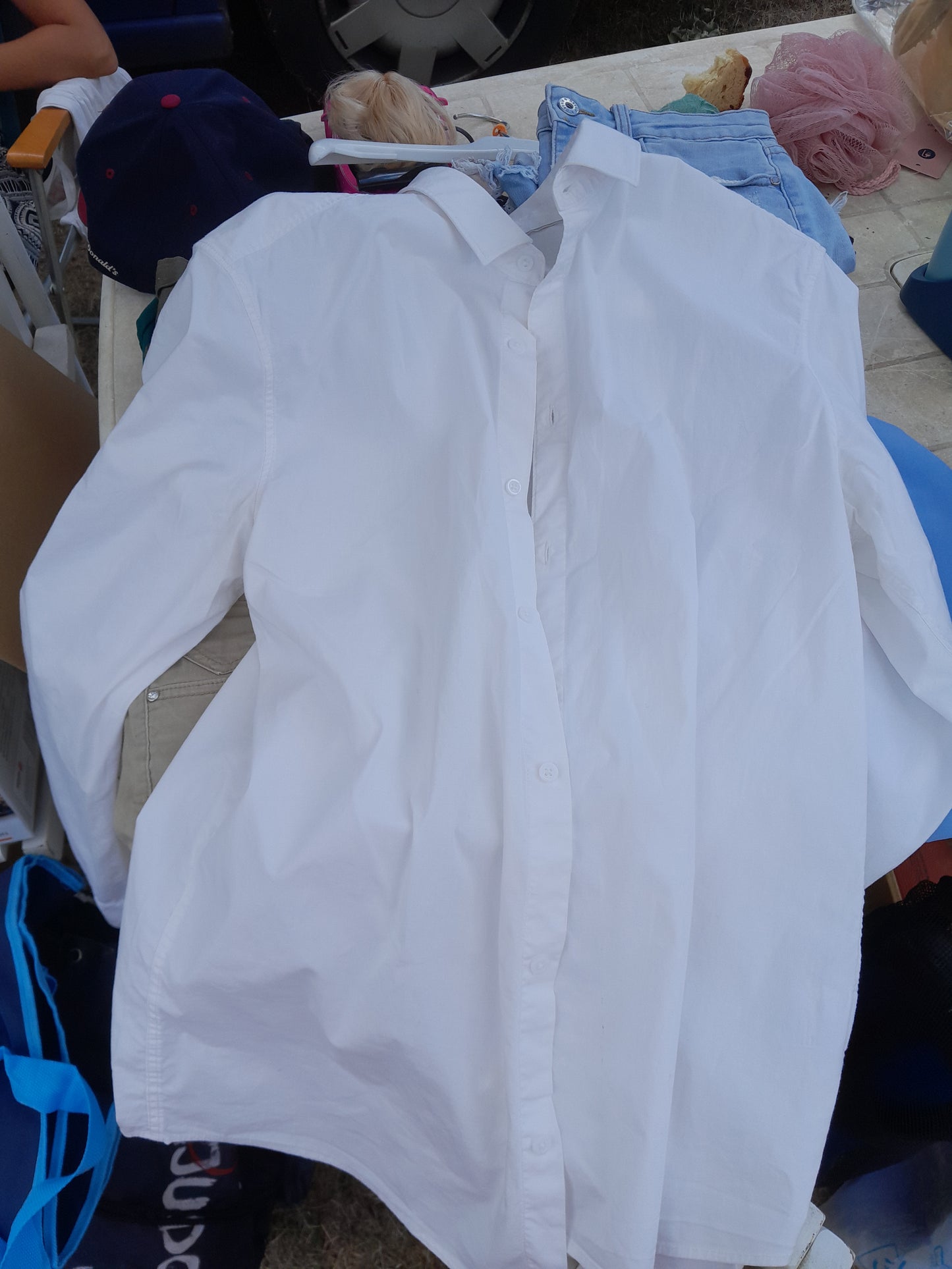 Chemise blanche manche longue