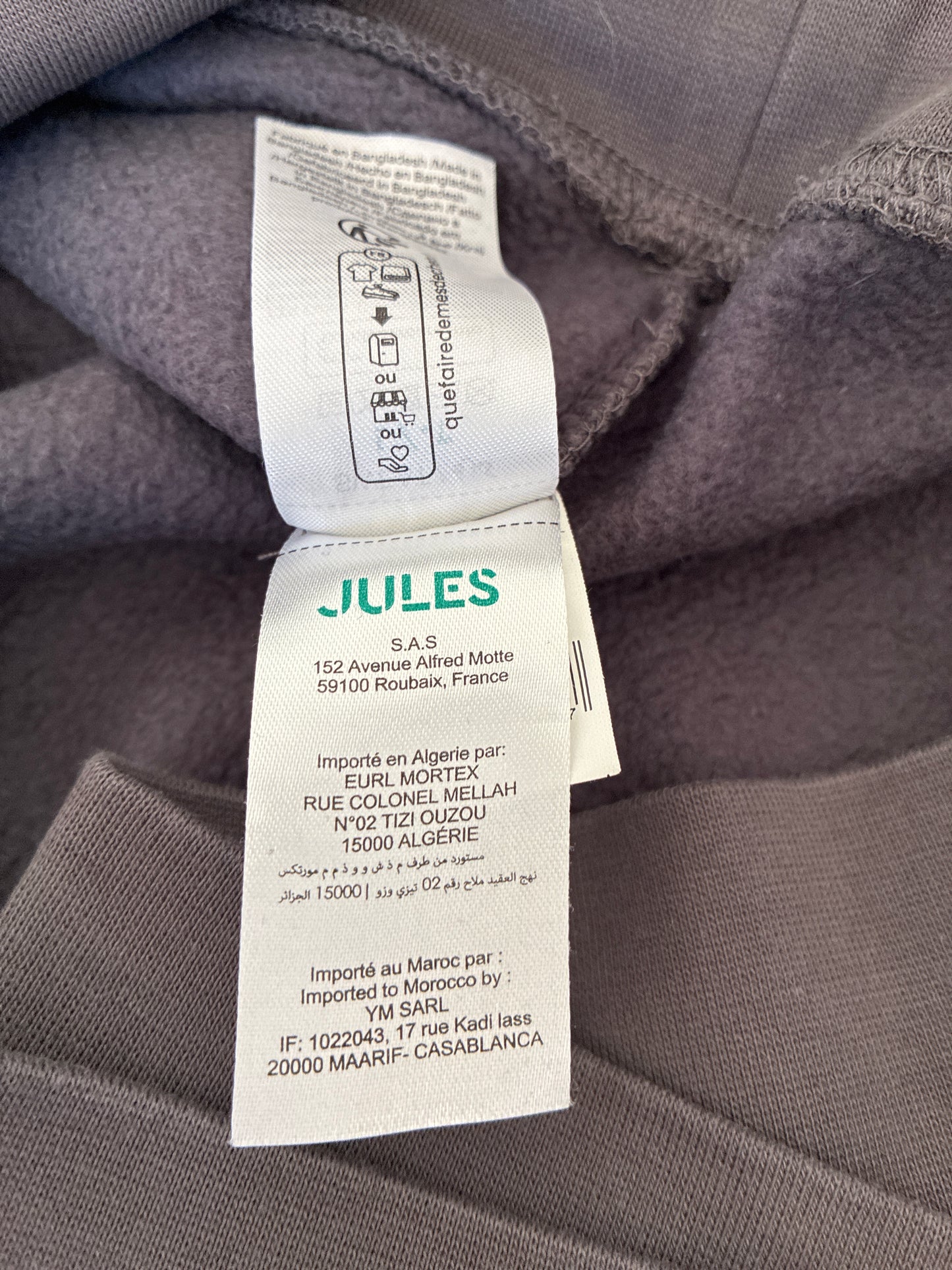 Sweat col zippé