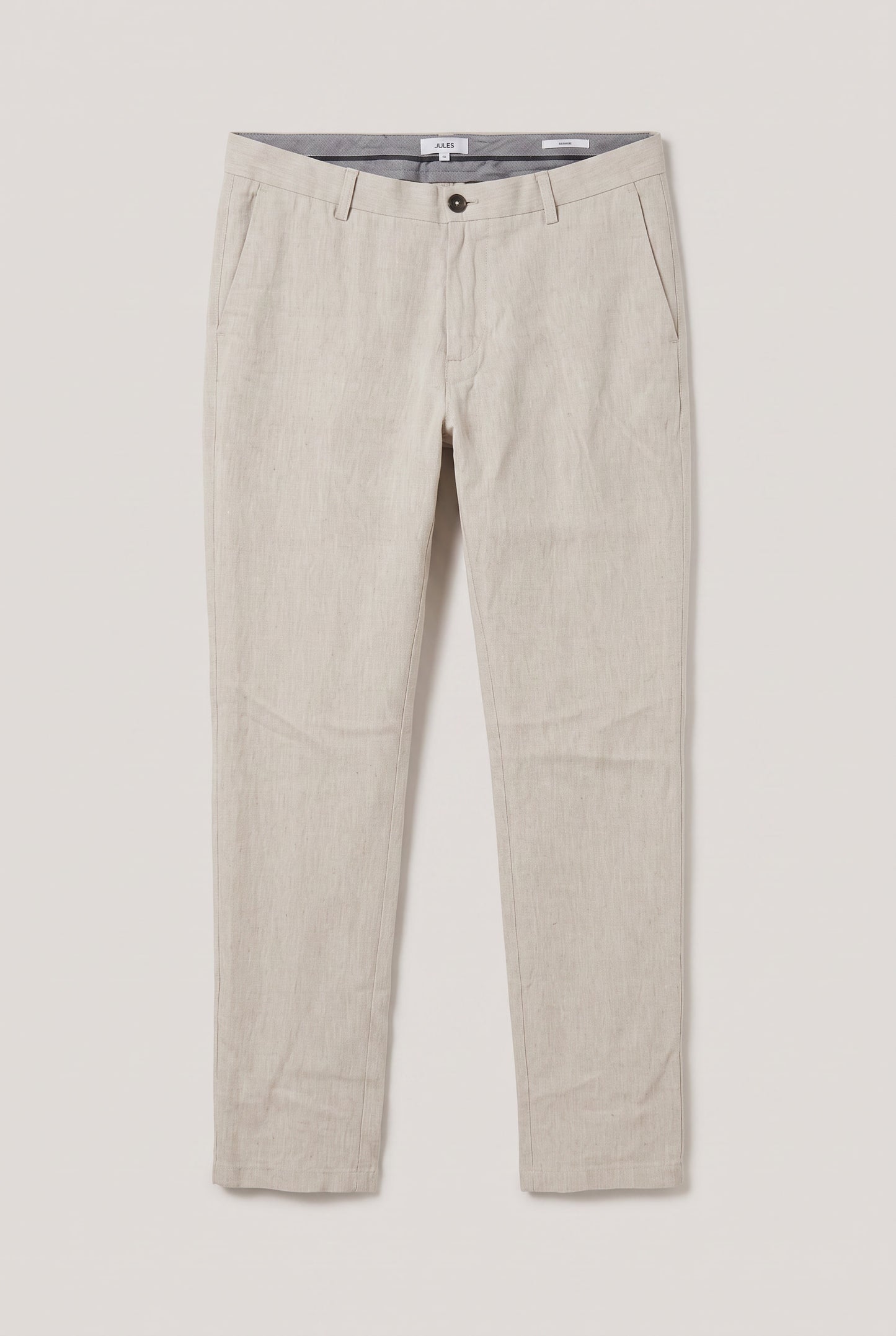 Pantalon slim habillé beige clair/ Taupe