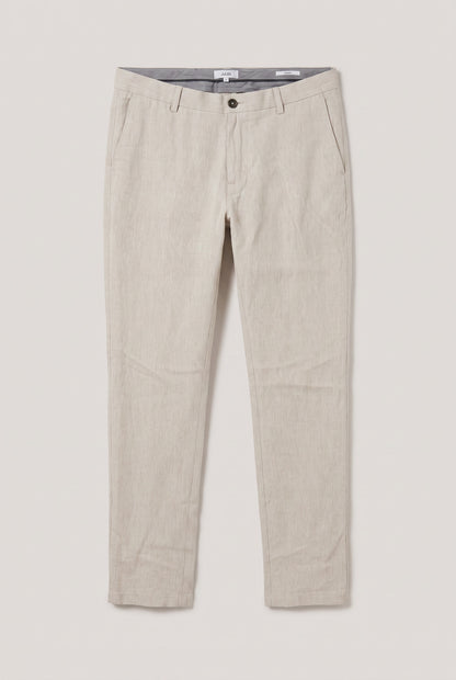 Pantalon slim habillé beige clair/ Taupe