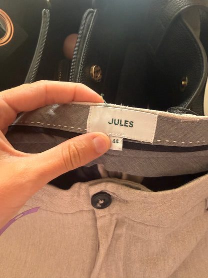 Pantalon slim habillé beige clair/ Taupe