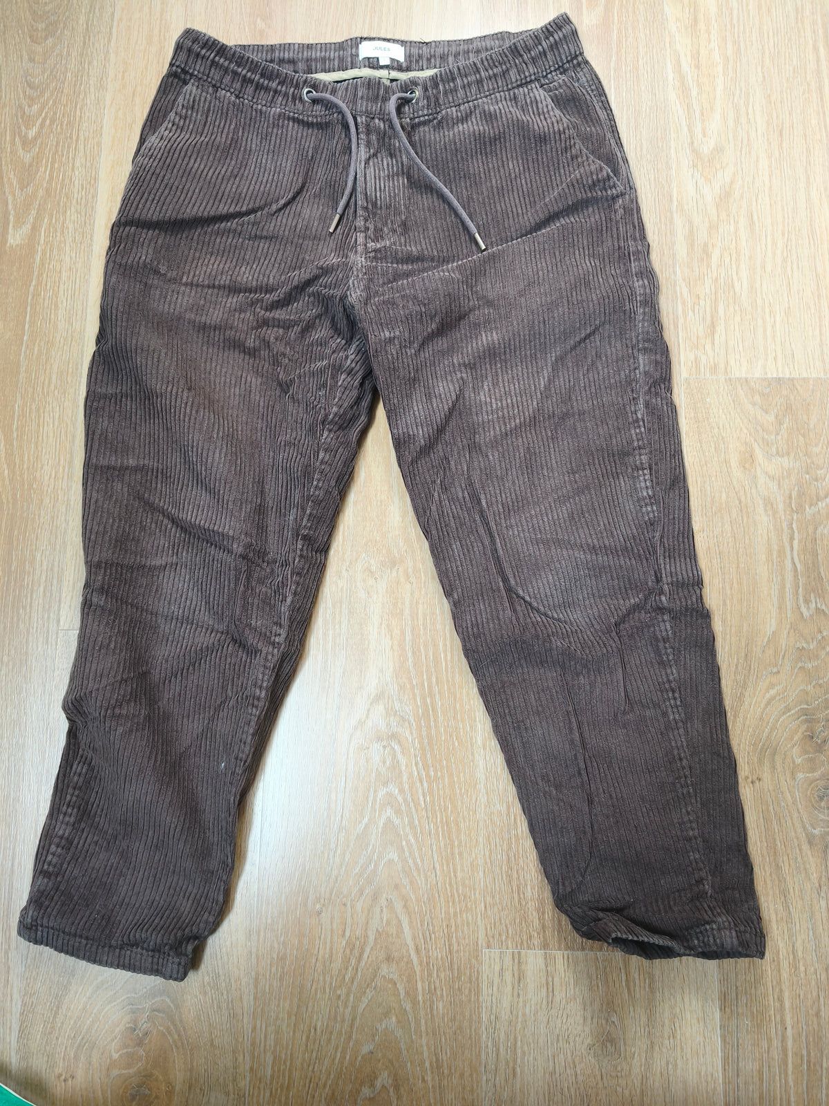 Pantalon jogger en velours grosse côtes