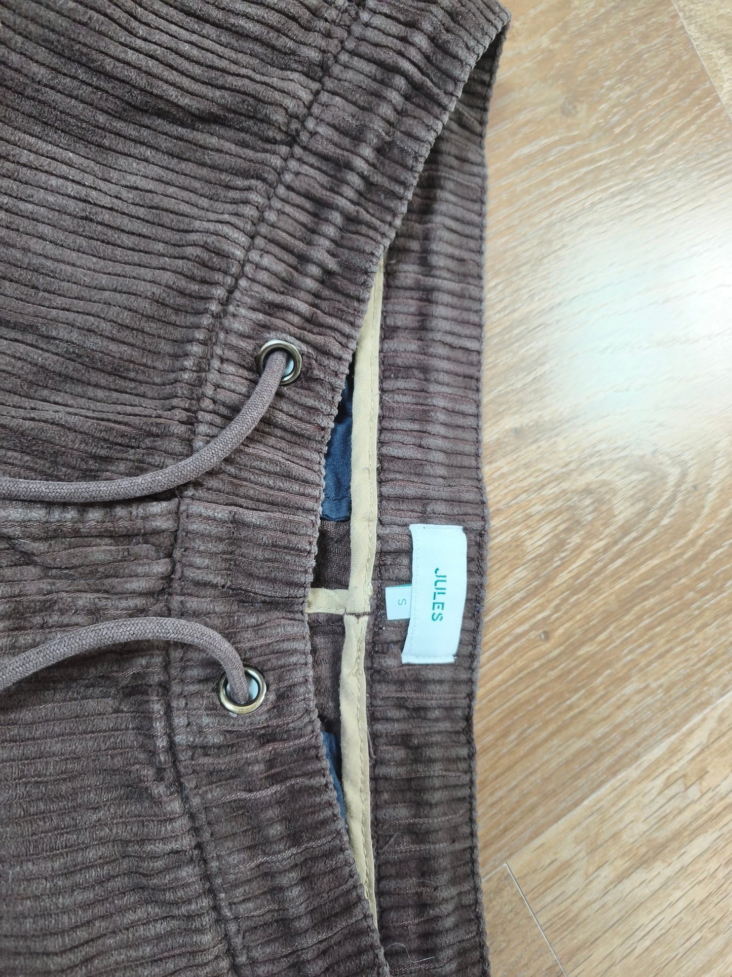 Pantalon jogger en velours grosse côtes