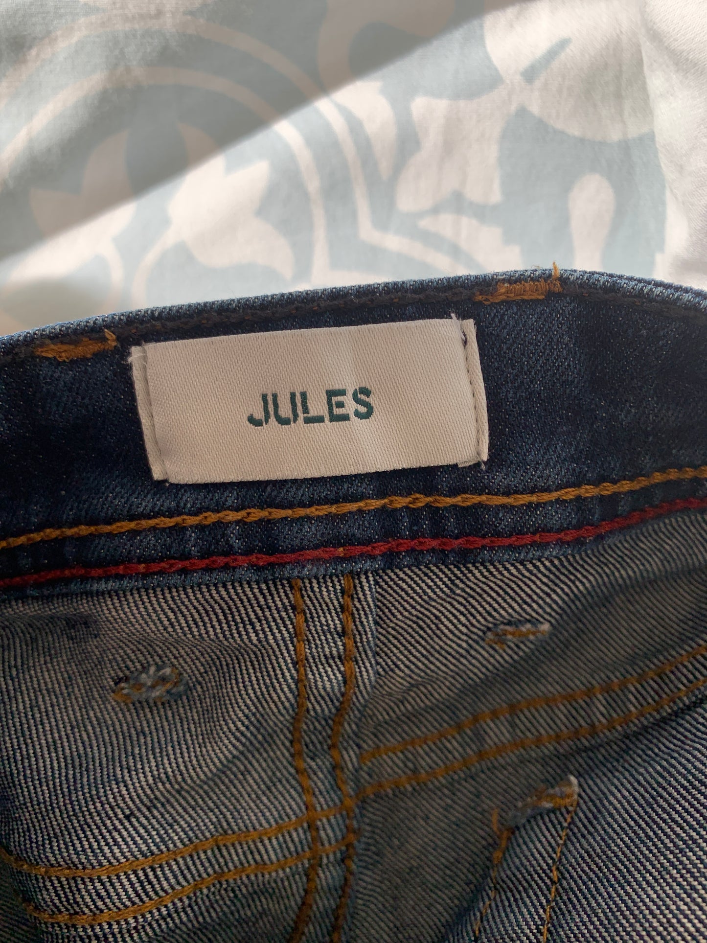 Jean slim en coton et polyester recyclés