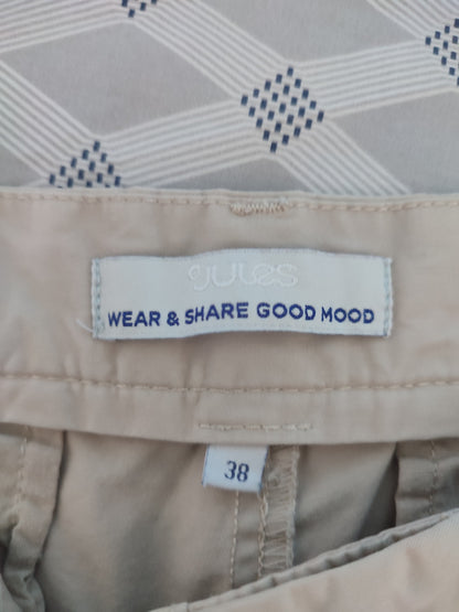 Bermuda chino brodé glaces