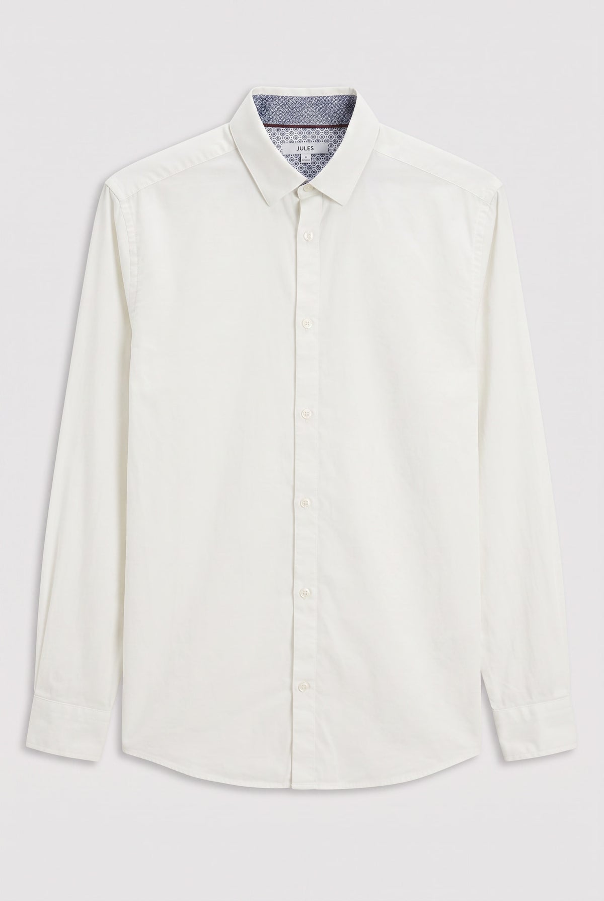 Chemise unie en coton