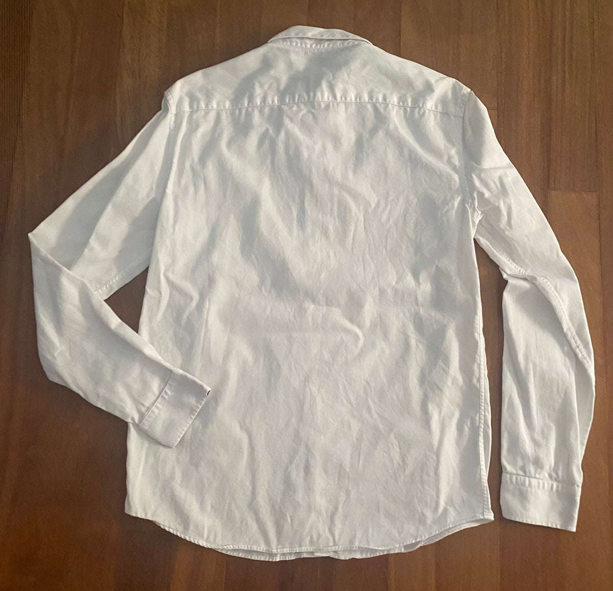 Chemise unie en coton