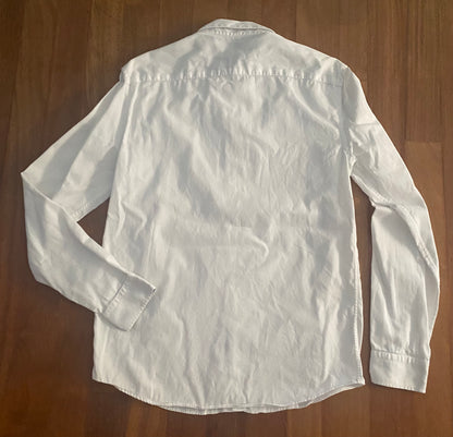 Chemise unie en coton
