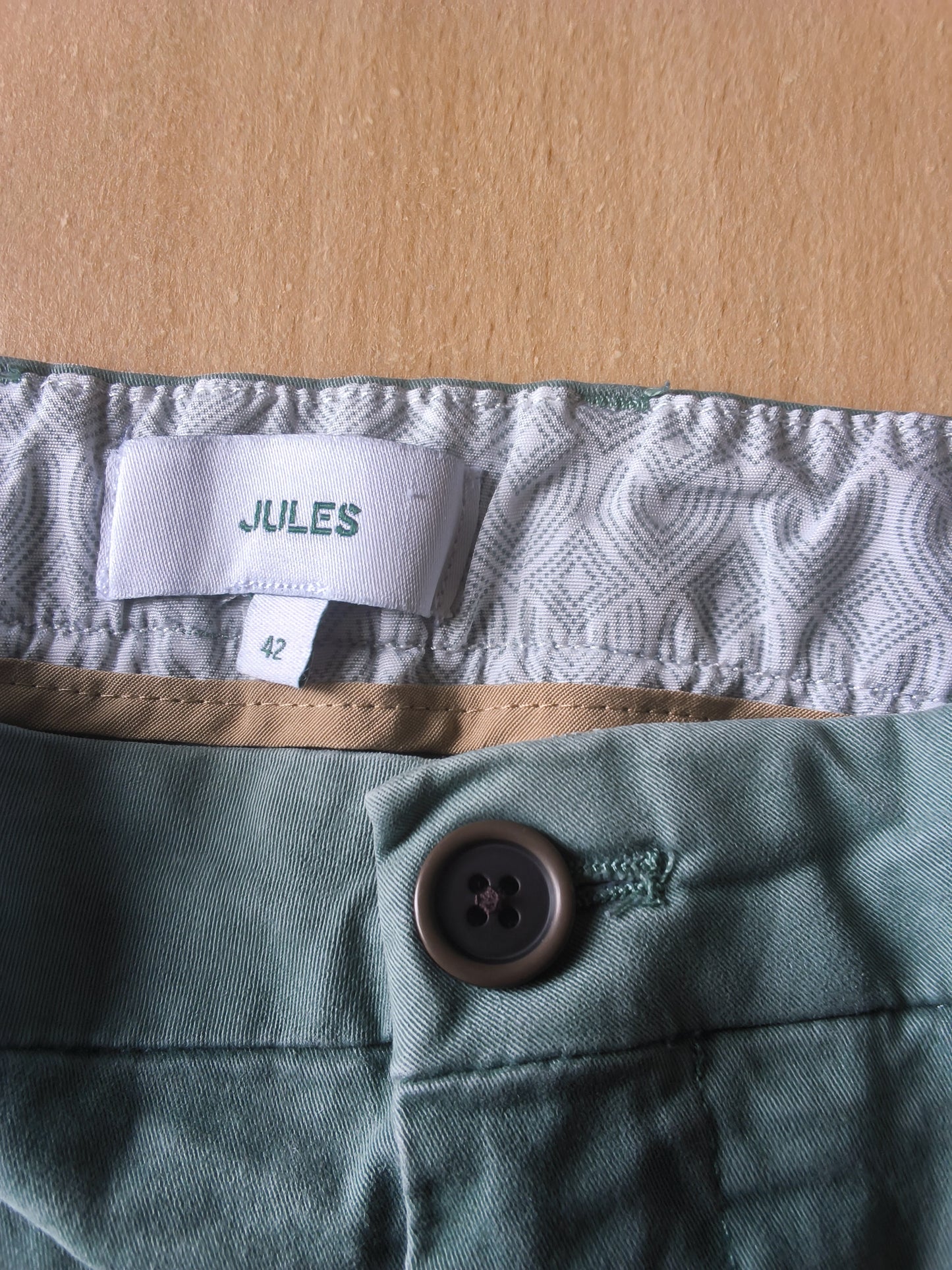 Short chino vert t 42