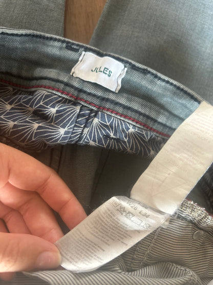 Jean straight #Ben bleu grisé