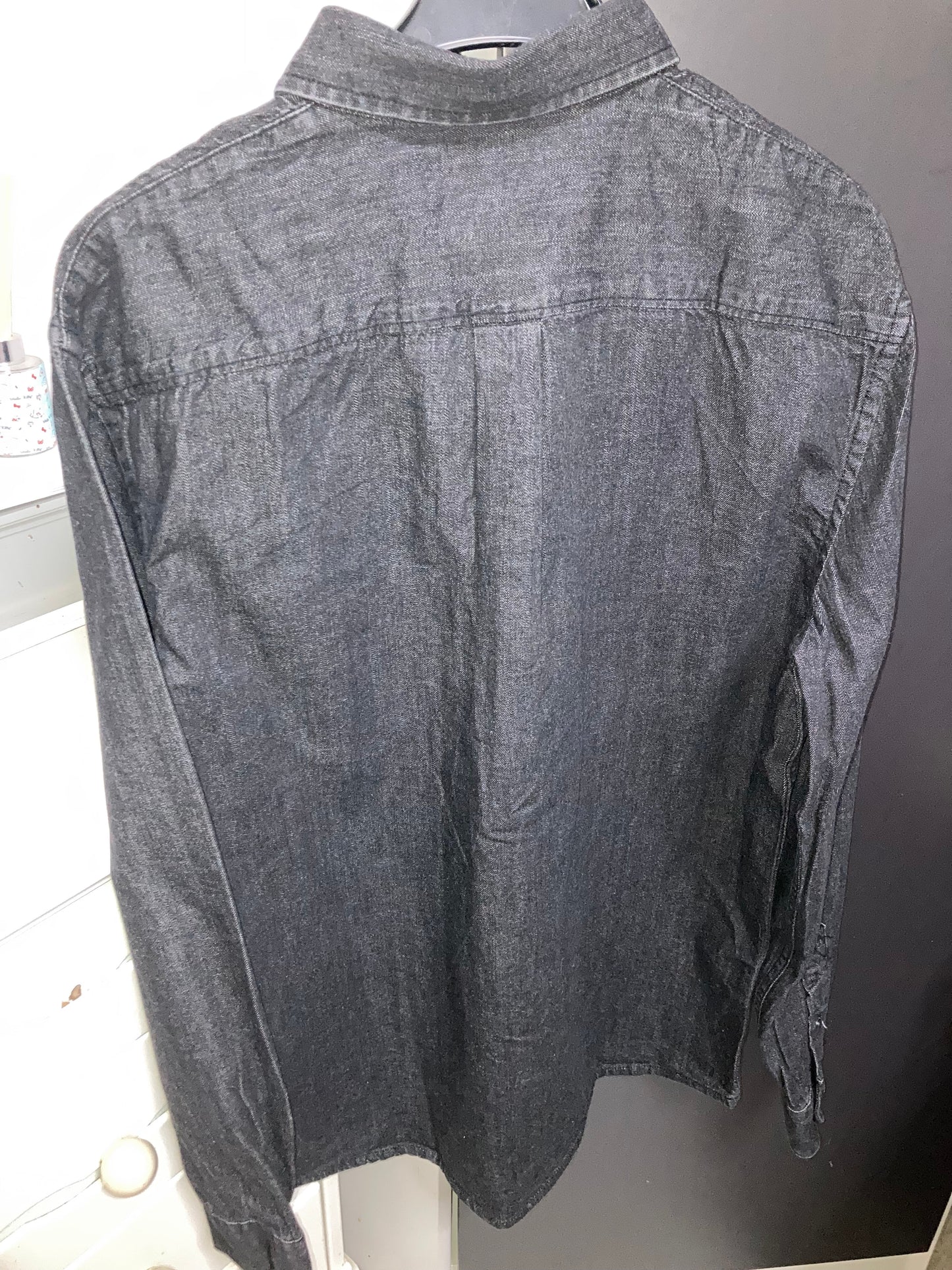 Chemise en Jean noire modèle Théo taille L